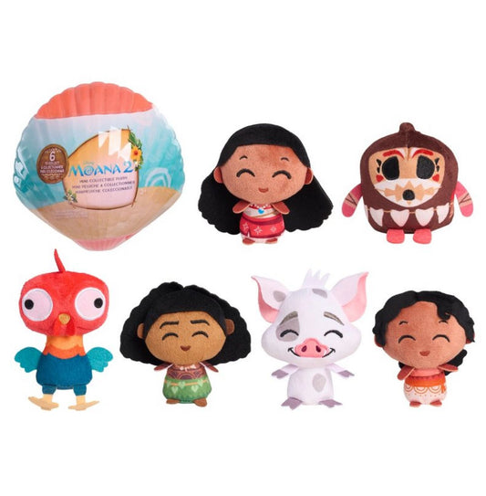 Disney Moana 2 Mini Collectible Plush Pack 1 RANDOM Figure - Bellso