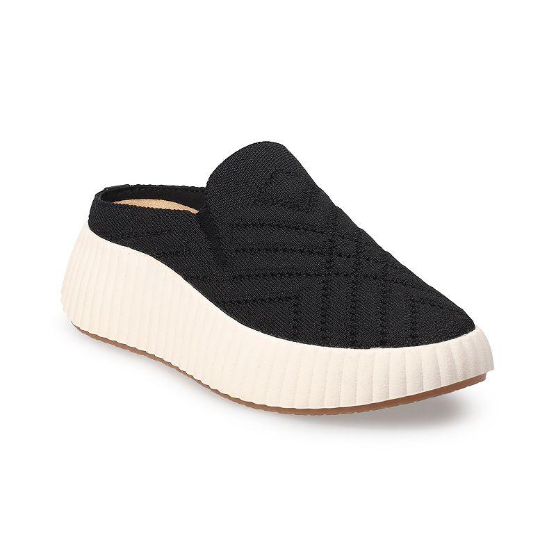 Sonoma Goods for Life® Women's Knit Slip On Shoes, Size: 7.5, Black - Bellso