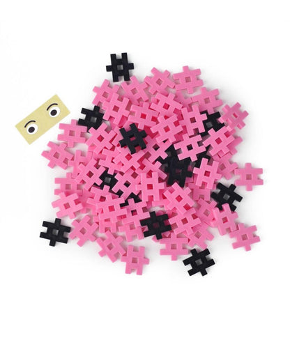 Mini Hashtag Building Blocks Pink FLAMINGO  74ct/tube-1.00 - Bellso