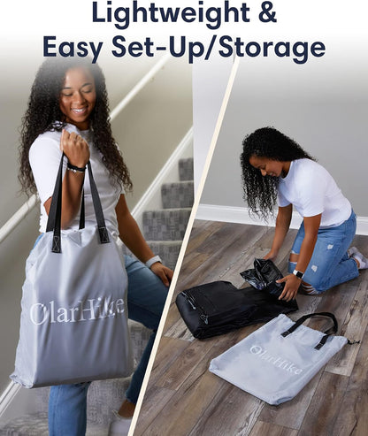 OlarHike Queen Air Mattress with Built in Pump,Inflatable Blow Up Airbed with Storage Bag,13" High - Bellso