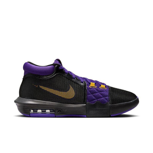 NIKE Lebron Witness VIII Men's Basketball Shoes, Size: 10, Gold field Purple - Bellso