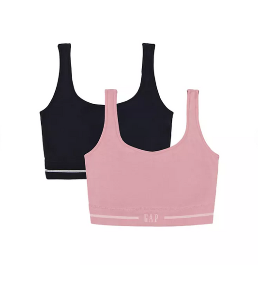 GapBody Women's 2-Pack Seamless Cotton Comfort Bra - Bellso