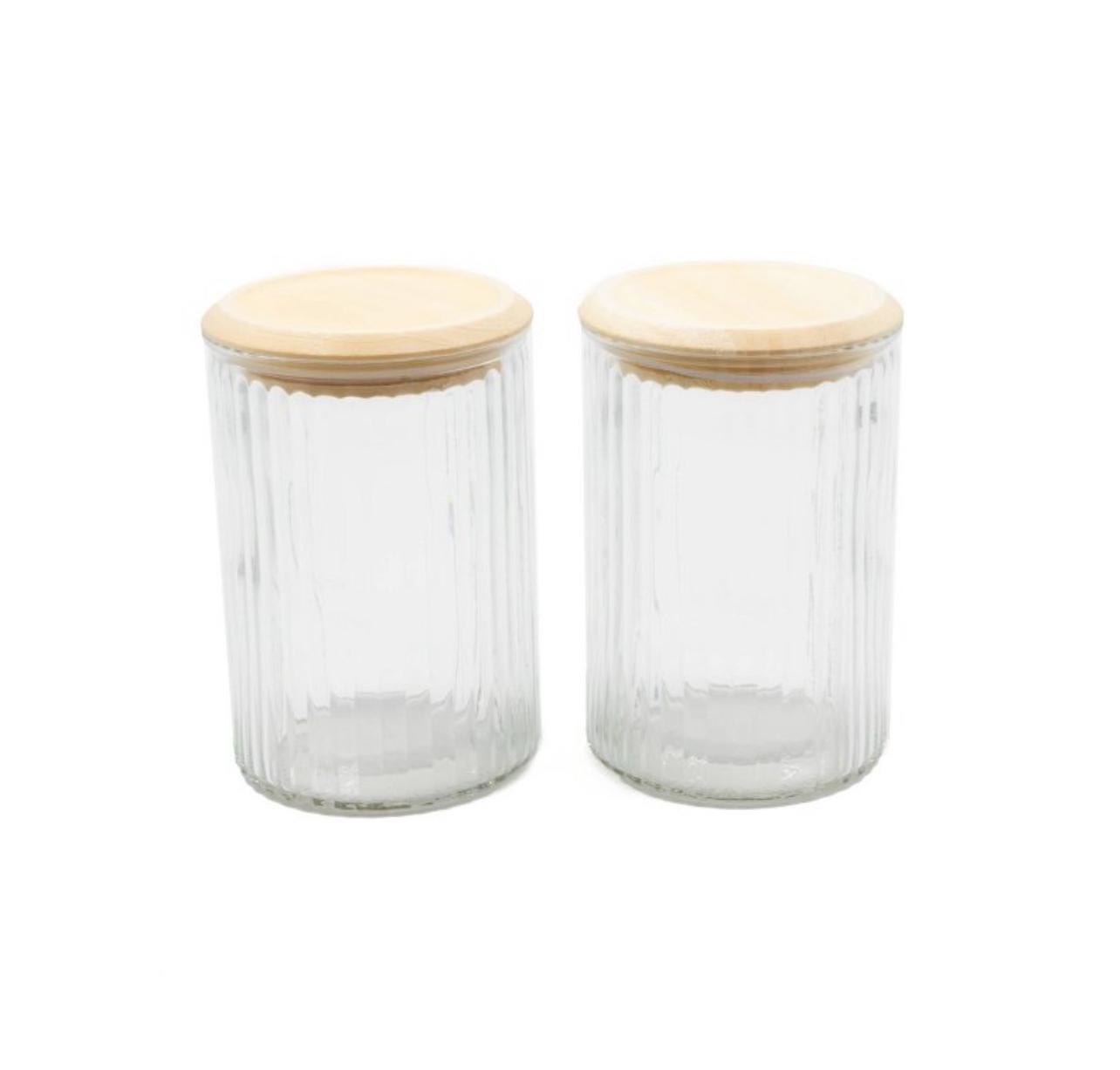 2pk LG Glass Storage Clear - Bellso