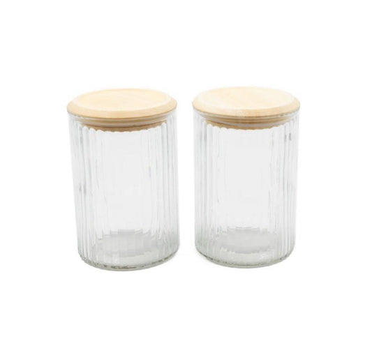 2pk LG Glass Storage Clear - Bellso