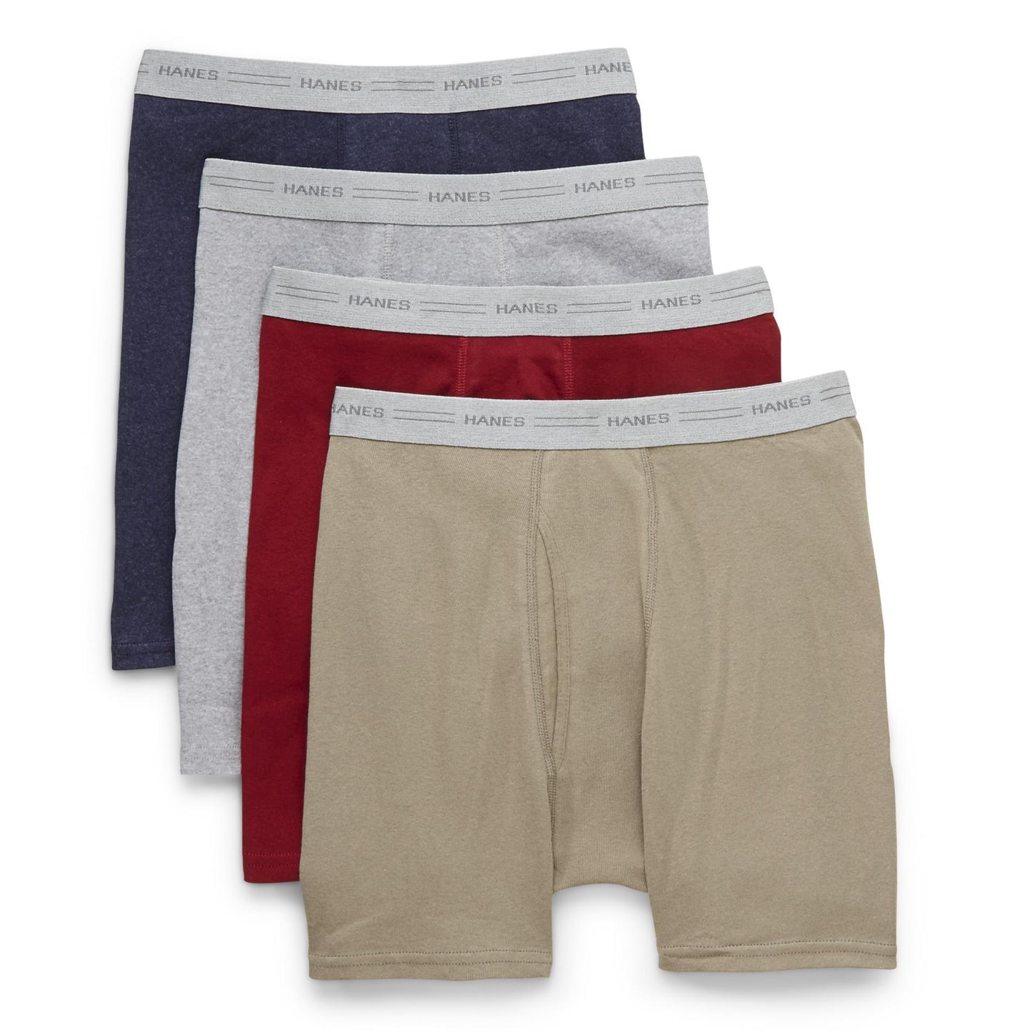Hanes Men's Cool Dri Tagless Boxer Briefs with Comfort Flex Waistband, Multipack, 5 Pack - Bellso