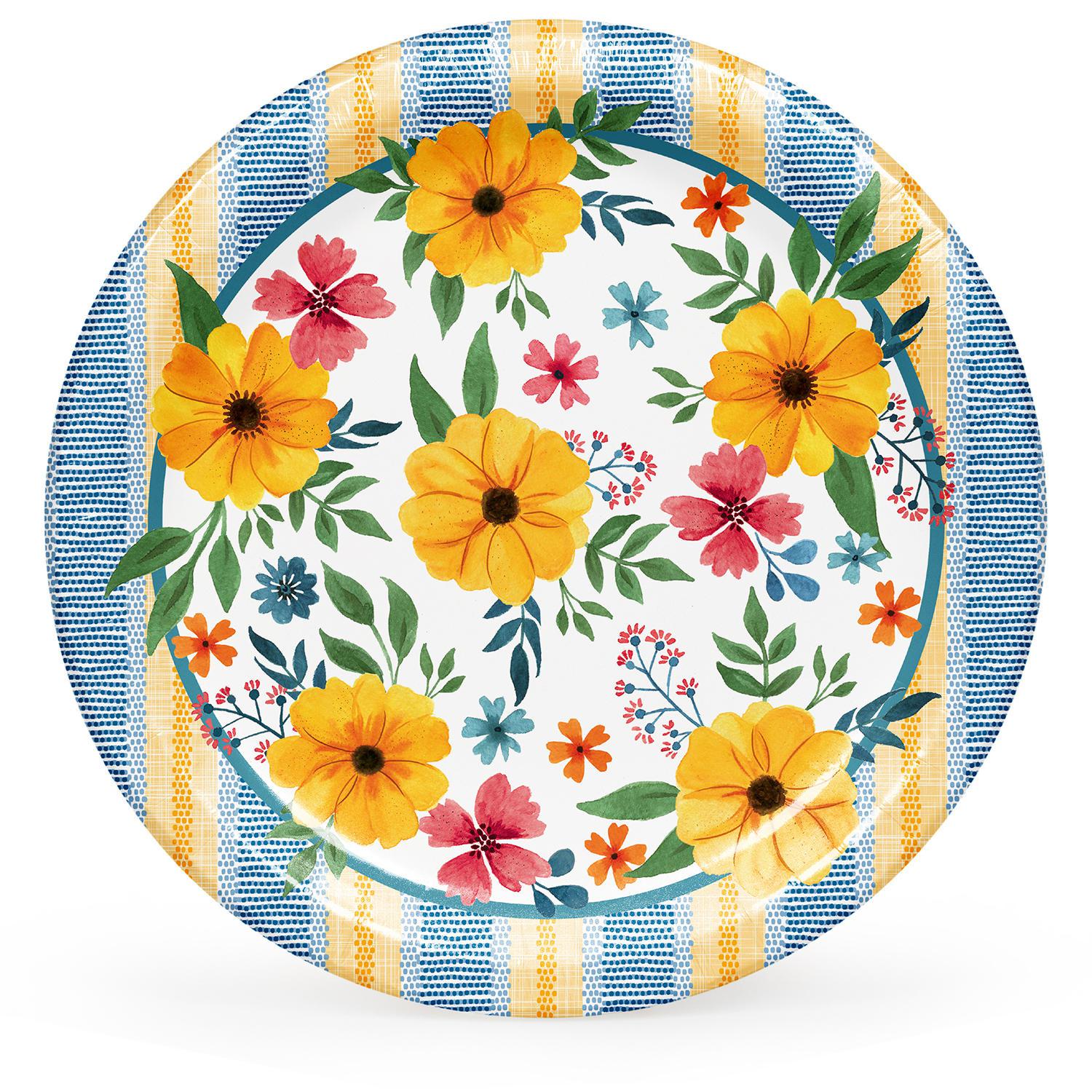 Member's Mark Buttercup Blossoms Paper Plates - Bellso