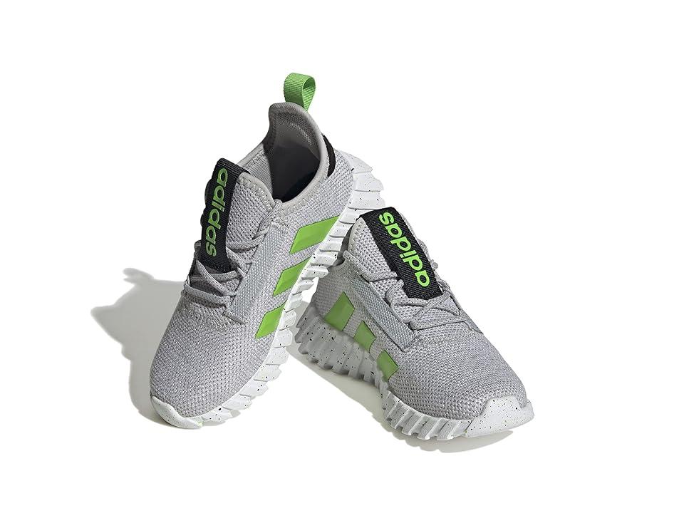 adidas Kaptir 3.0 Kids' Lifestyle Running Shoes, Boy's, Size: 6, Gray Lime Core - Bellso