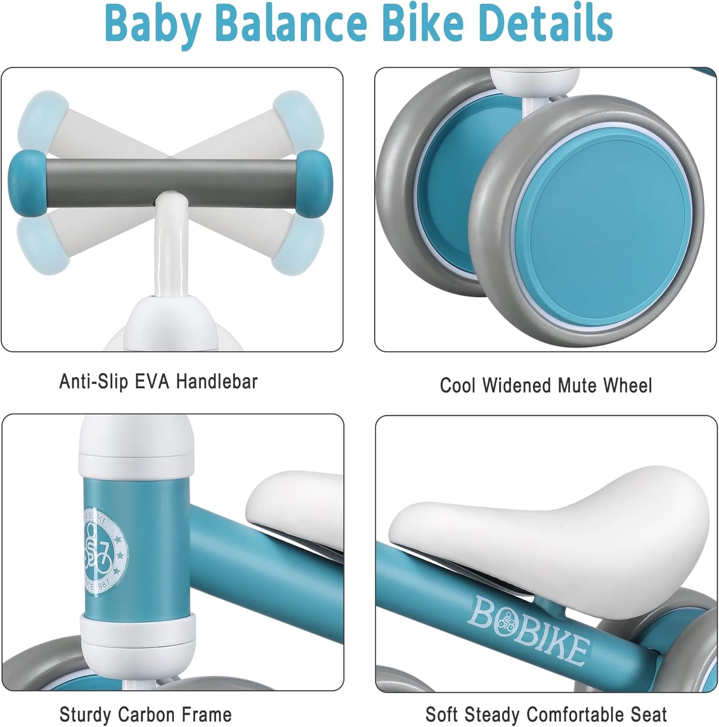 Baby Balance Bike Toys for 12-36 Months Kids Toy Boy and Girls - Bellso