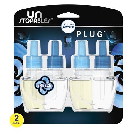 Febreze Unstopables Odor-Fighting Plug Air Freshener - Breeze - Bellso