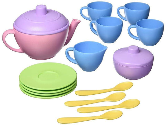 Green Toys Tea Set, Pink 4C - Bellso