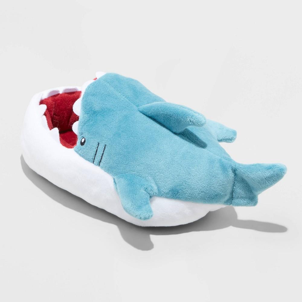Toddler Bruce Shark Loafer Slippers - Cat & JackTm Blue 5T-6T - Bellso