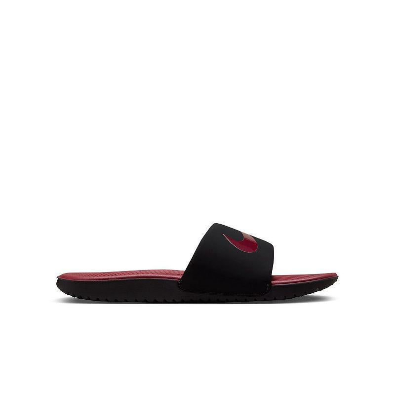 Nike Kawa Kids' Slide Sandals, Boy's, Size: 11, Black Team Red - Bellso