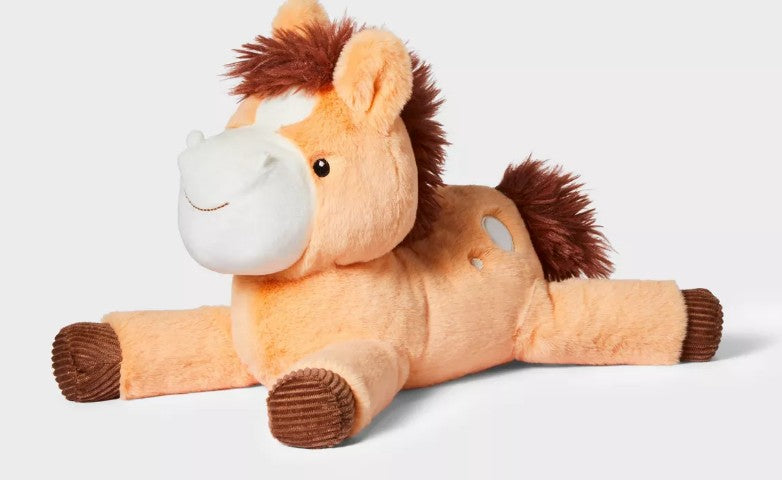 9" Horse Stuffed Animal - Gigglescape™: Farm Animal Theme, Ages 1+-10.00 - Bellso