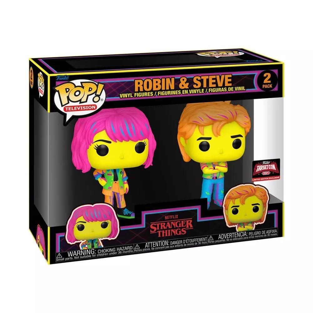 Funko POP! TV: Stranger Things Robin & Steve Vinyl Figures - Bellso
