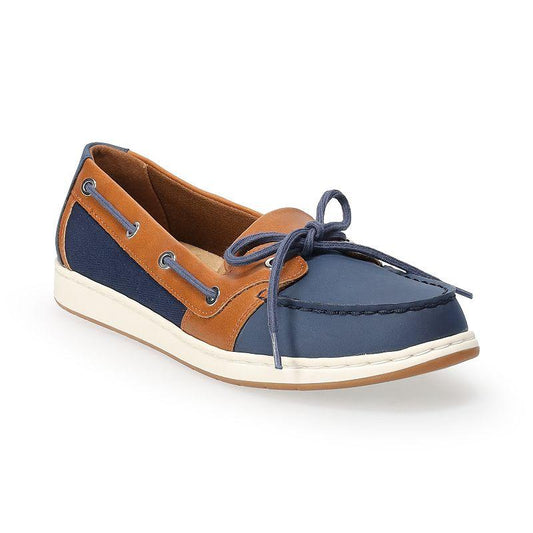 Croft & Barrow® Women's Boat Shoes, Size: 5.5, Blue - Bellso