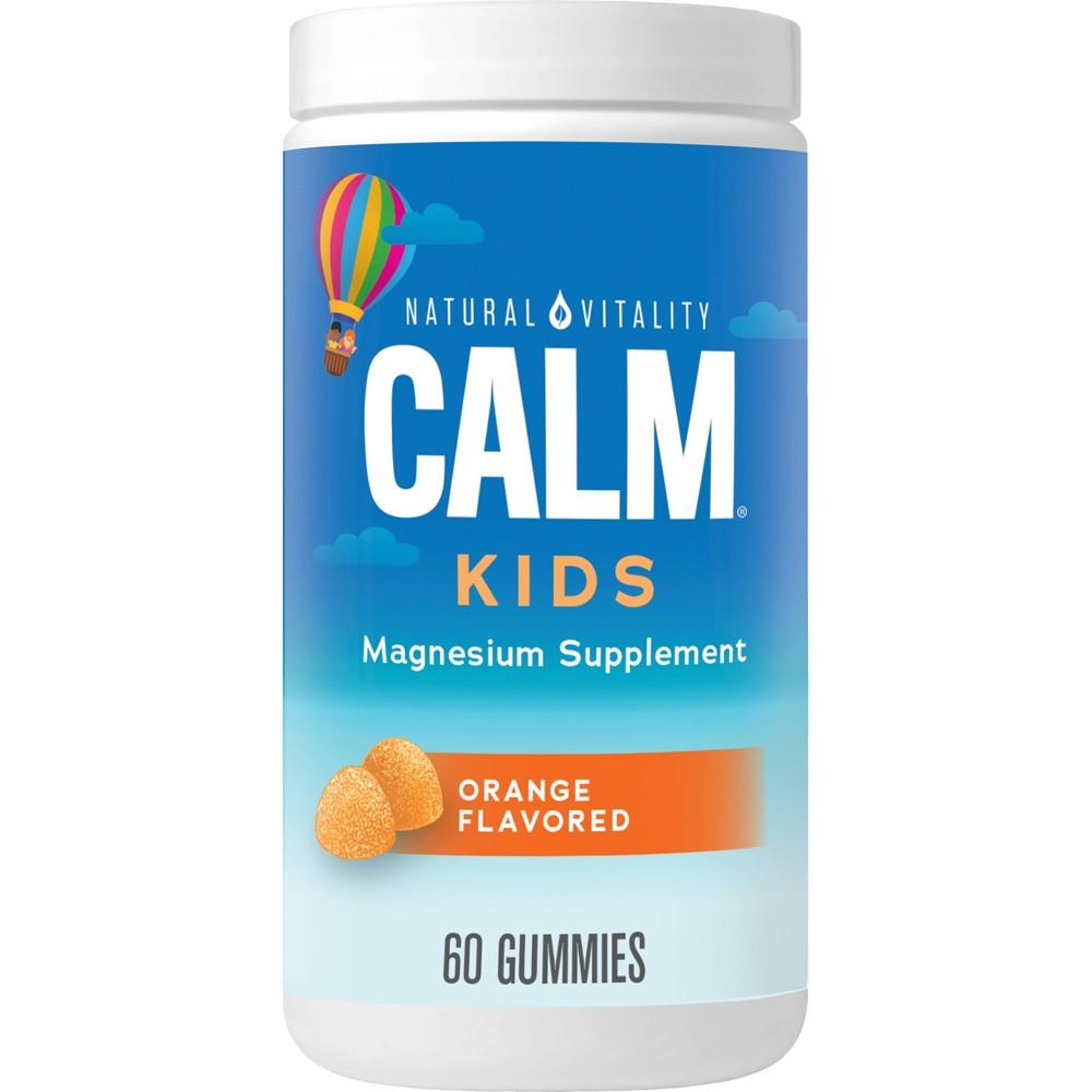 Natural Vitality Calm Kids Sweet Citrus Flavored Magnesium Supplement Gummies - Bellso