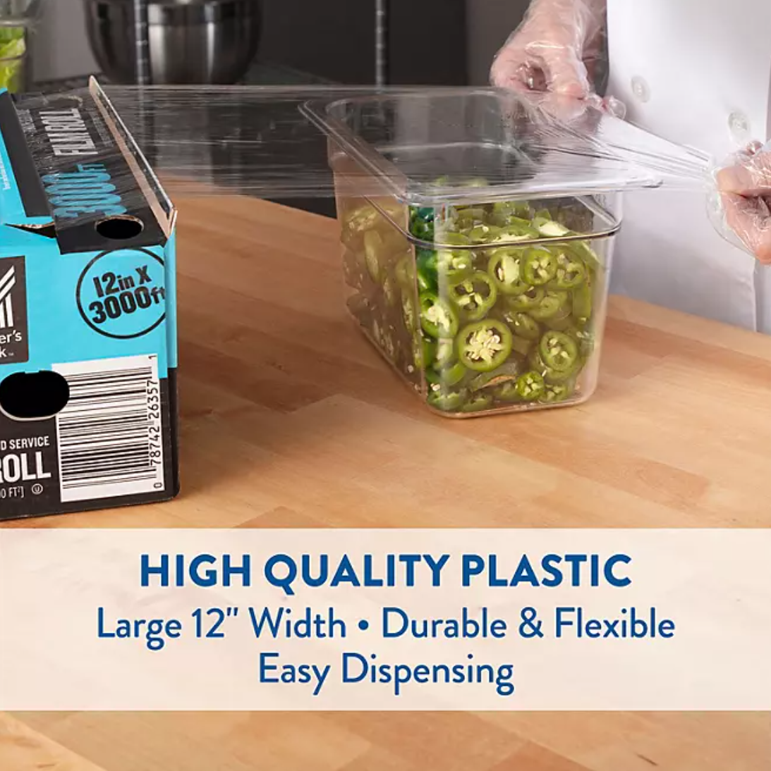 Member's Mark Foodservice Film, 12" x 3,000' - Bellso