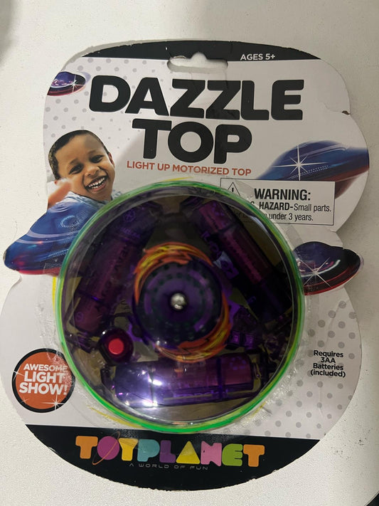 Dazzle Toy Top Light up Motorized Top (Toyplant).   NEW.    It Works!-9.99 - Bellso