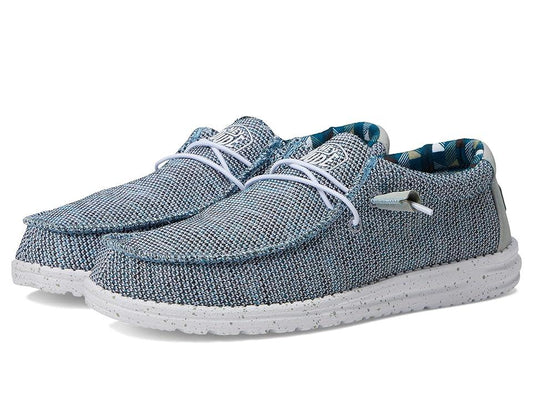 Hey Dude Wally Sox Slip-On Casual Shoes (Ice Grey) Shoes Size 10 - Bellso