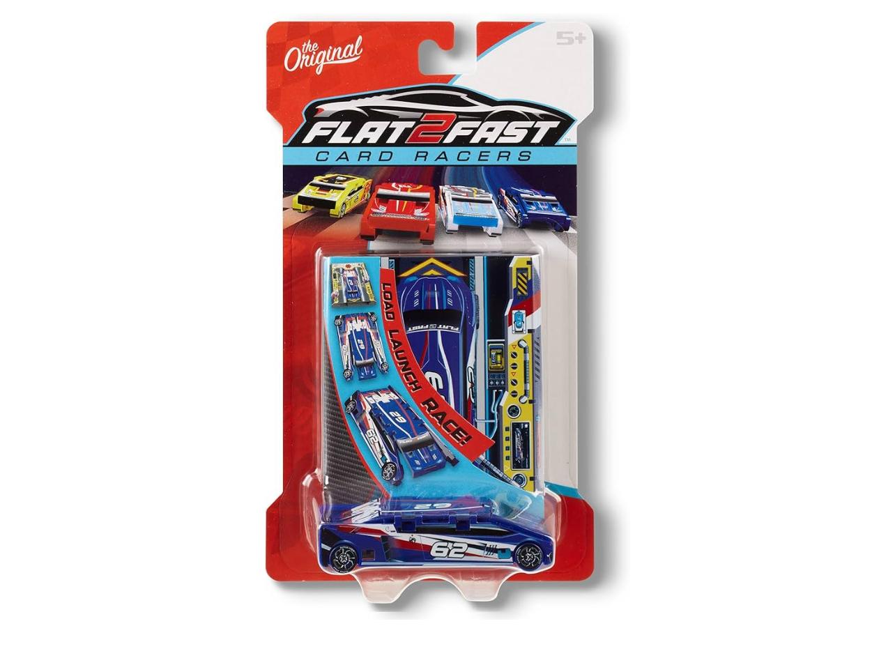 Blue 62 Card Racer | Load, Launch, Race - Pocket-Sized Racecar Toy Ages 5 and up (Sold Each) - Bellso