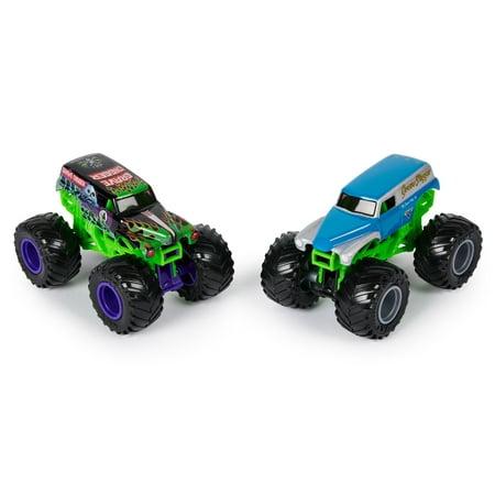 New 2023 MONSTER JAM GRAVE DIGGER VS GRAVE DIGGER THE LEGEND SERIES 27 1:64 NIB - Bellso