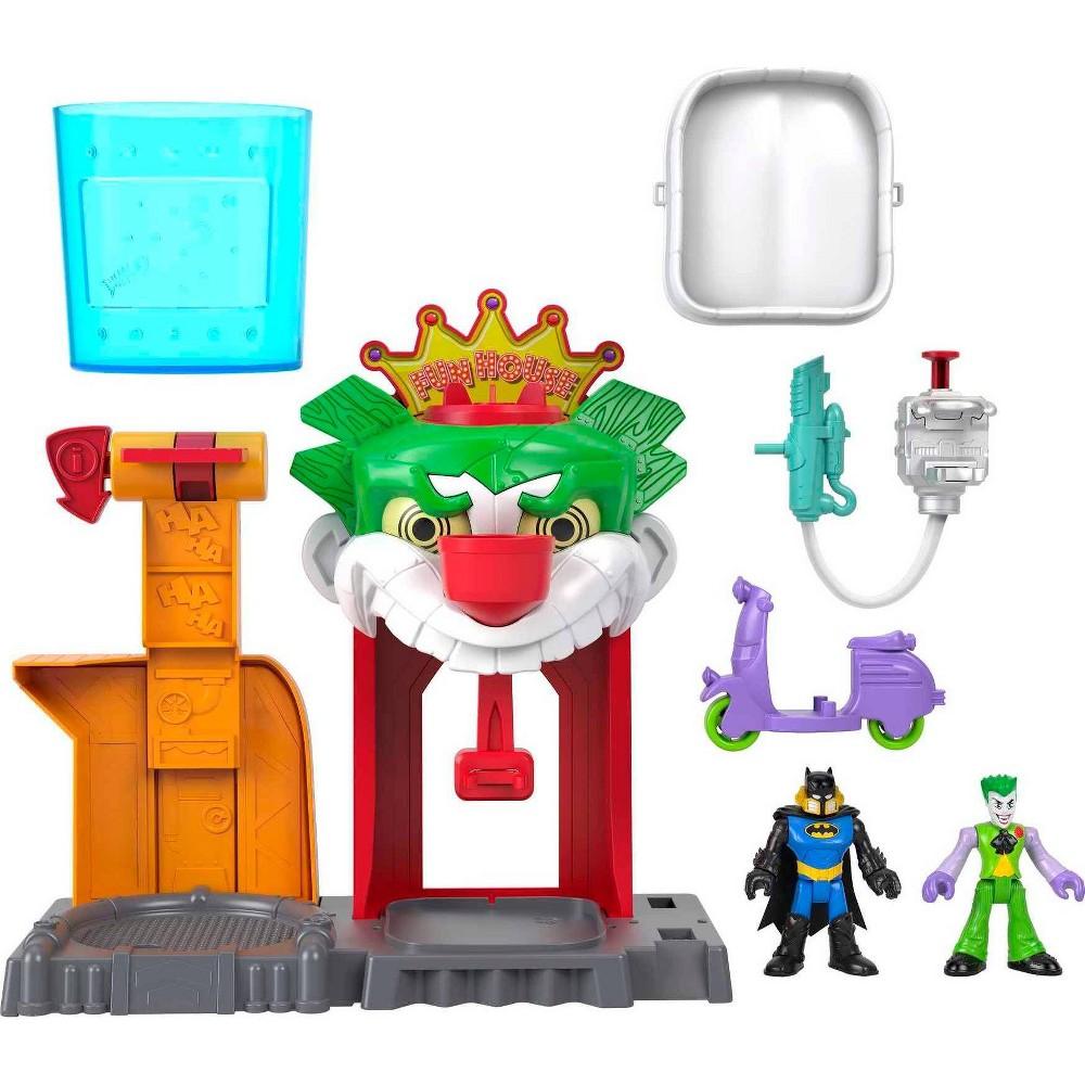 Fisher-Price Imaginext DC Super Friends The Joker Funhouse Playset with Color Changing Action - Bellso