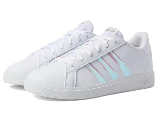 adidas Grand Court Lifestyle Kids' Shoes, Boy's, Size: 4, White - Bellso