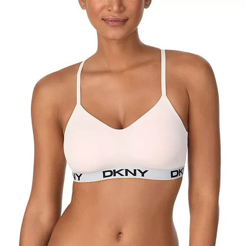 DKNY Women's 2-Pack Microfiber Bra Size M Skyline/Pearl Cream - Bellso