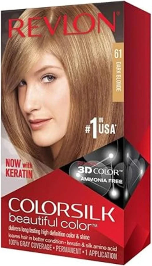 Revlon Colorsilk 61 Permanent Hair Color  No Mess Formula